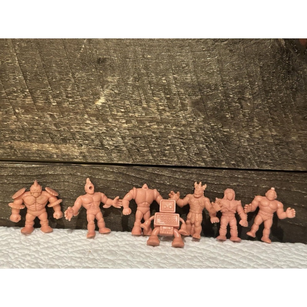 Kinkeshi Muscle Men Mixed‎ Lot Of 7 Bandai Soft Rubber Japan